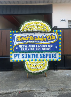 Papan Bunga Duka di Badran