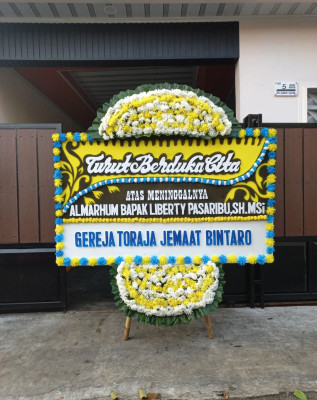 Papan Bunga Duka di Badran