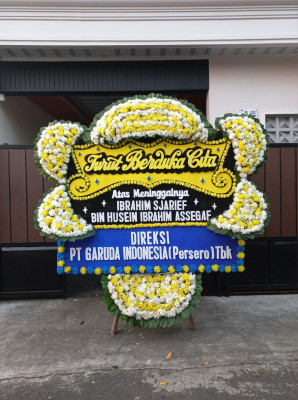 Papan Bunga Duka di Badran