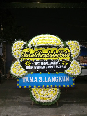 Papan Bunga Duka di Badran